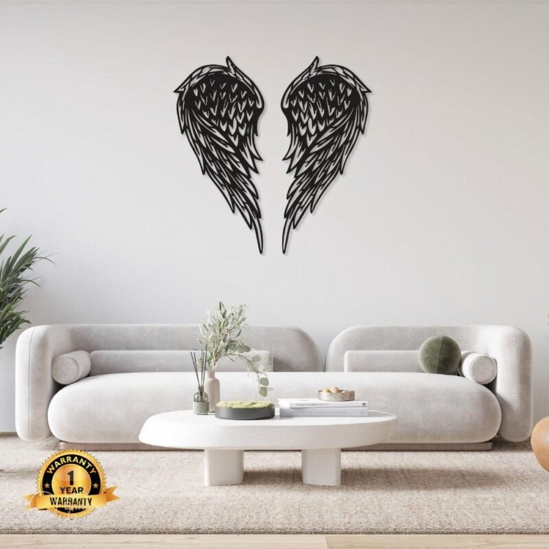 Devil Wings Wall Art – Decorative Wall Clock