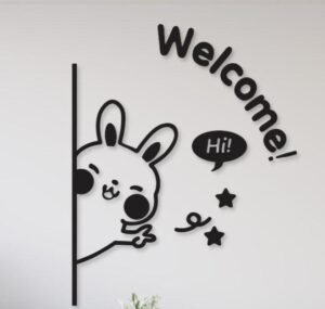 Welcome Wall Art, Pack Of 2 – Wall Shelf for Kitchen