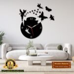 Fairy Wall Clock – Wooden Wall Clock