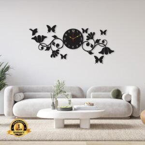 Butterfly Analogue Wall Clock – Cheap Wall Clock Online