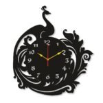 Peacock Round Analogue Wall Clock – Vintage Wall Clock