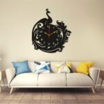 Peacock Round Analogue Wall Clock – Wall Shelf Decoration Ideas