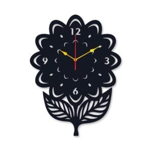 Flower Round Analogue Wall Clock – Canvas Wall Art