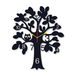 Tree Round Analogue Wall Clock – Wall Art Posters