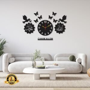 DIY Wall Clock Decoration – Decorative Wall Shelf