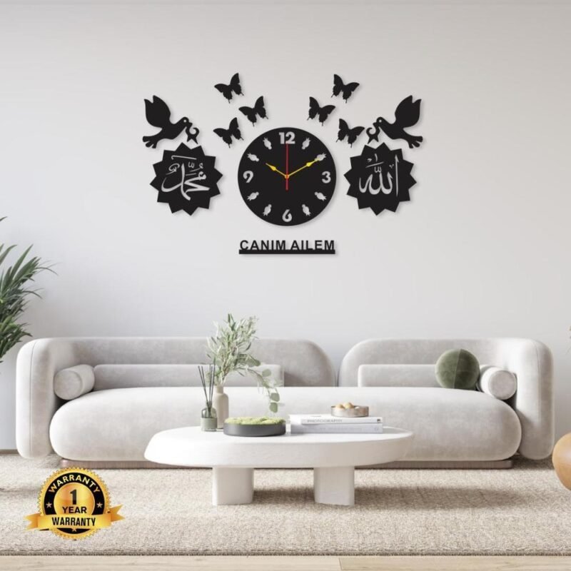 DIY Wall Clock Decoration – Decorative Wall Shelf