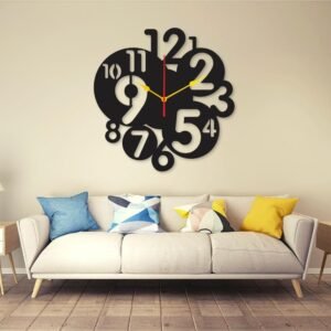 Big Digit Dial Analogue Wall Clock – Wall Art Posters