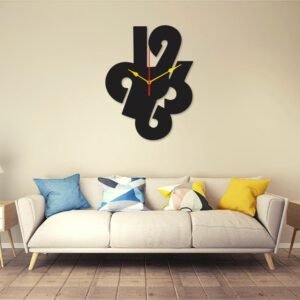 Big Digit Dial Analogue Wall Clock – Wooden Wall Clock