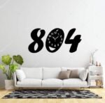 Modern Design Quartz Analogue Wall Clock – Wooden Wall Shelf