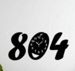 Modern Design Quartz Analogue Wall Clock – Wooden Wall Shelf