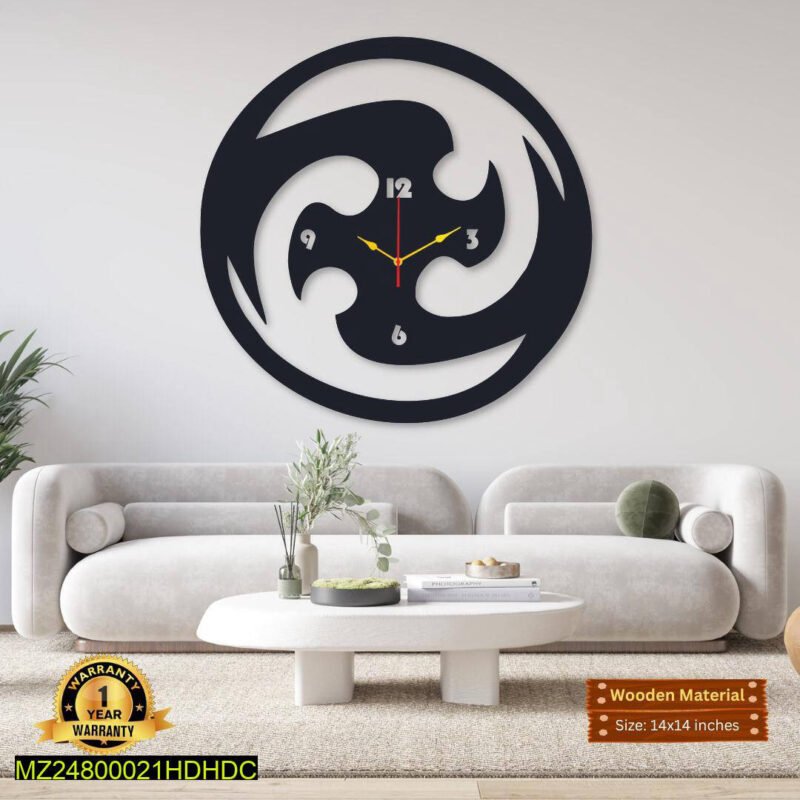 Round Ninja Wall Clock – Wall Art for Bedroom