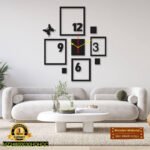 4 Frame Wall Clock – Stylish Wall Art Pakistan