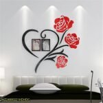 Modern Rose Wall Art – Luxury Wall Art Design