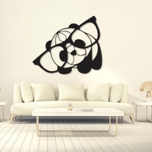 MDF Panda Design Wall Art – Stylish Wall Shelf Design