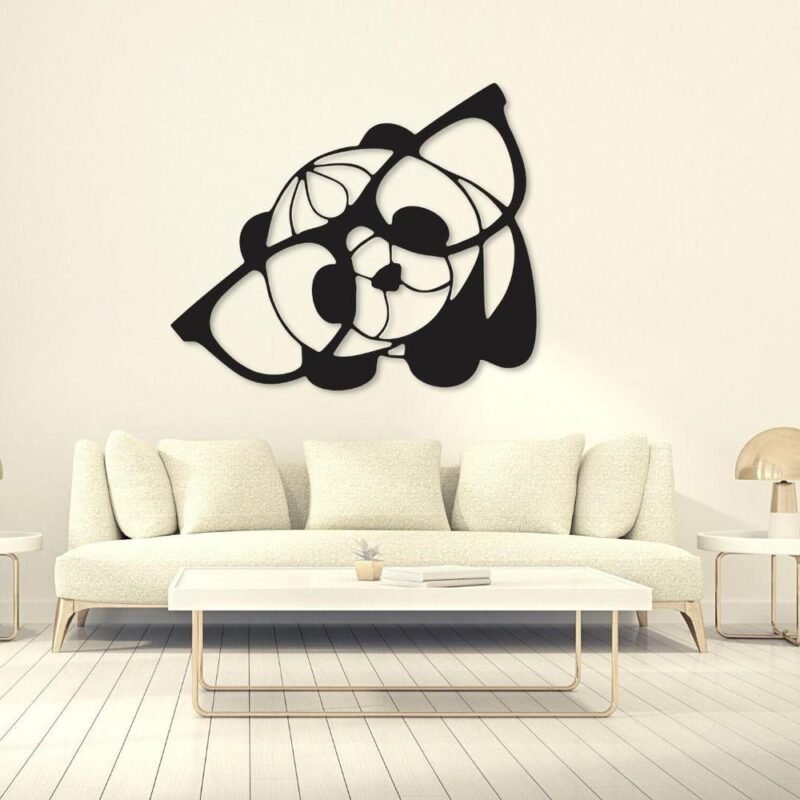 MDF Panda Design Wall Art – Stylish Wall Shelf Design