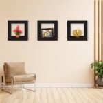 Square Wall Hanging Shelves, Pack of 3 – Nature Wall Art