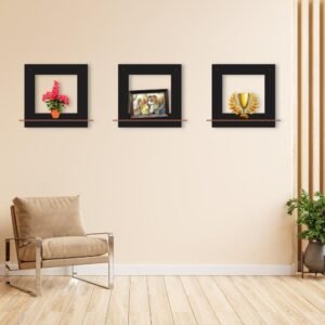 Square Wall Hanging Shelves, Pack of 3 – Nature Wall Art