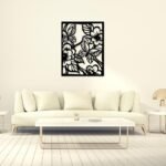 Flower Butterflies Frame, Wall Art Decor – Wall Art Posters