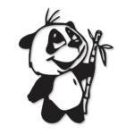 Innocent Panda Wall Art Decor – Affordable Wall Shelf Online