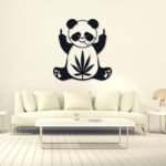 Weed Panda Wall Art Decor – Wall Art for Bedroom