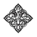 Islamic Wall Art Frame – Wooden Wall Clock