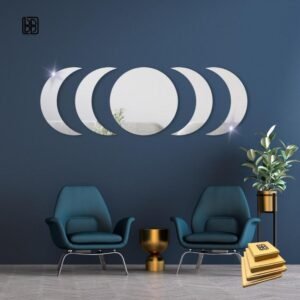 Moon Acrylic Wall Art – Designer Wall Clock