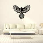 Elegant Black Bird Design Wall Art - Stylish MDF Laminated Décor – Minimalist Wall Art