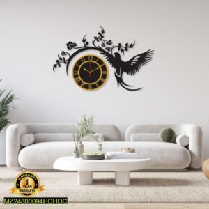 Eagle With Golden Dial – Wall Art for Bedroom