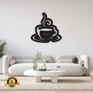 Coffee Cup Diy Clock – Nature Wall Art