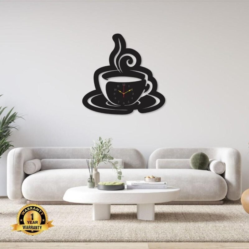 Coffee Cup Diy Clock – Nature Wall Art