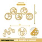 Four Set Calligraphy – Decorative Wall Clock