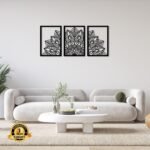 Three Frame Art – Unique Wall Clock Designs