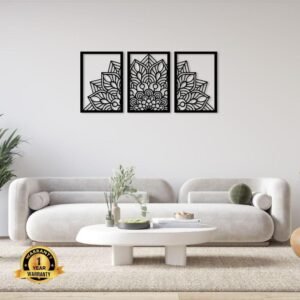 Three Frame Art – Unique Wall Clock Designs