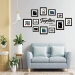Beautiful Together Design Laminated Sheet Clock – Big Wall Shelf Storage