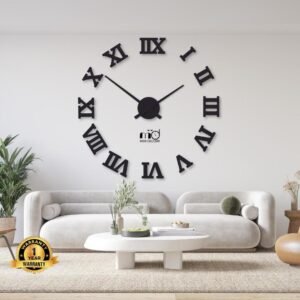 Beautiful Roman Digit Wood Wall Clock – Wall Art Posters
