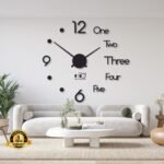 Beautiful Dot Digit Wood Wall Clock – Wall Shelf for Bedroom