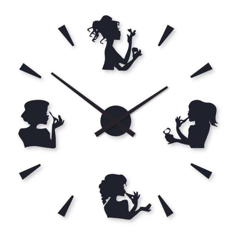 261-45672-248186-product-1.jpeg Beautiful Girls Digit Wood Wall Clock – Luxury Wall Art Design