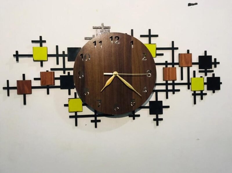 Modern Design Quartz Laminated Wall Clock – Big Size Wall Clock